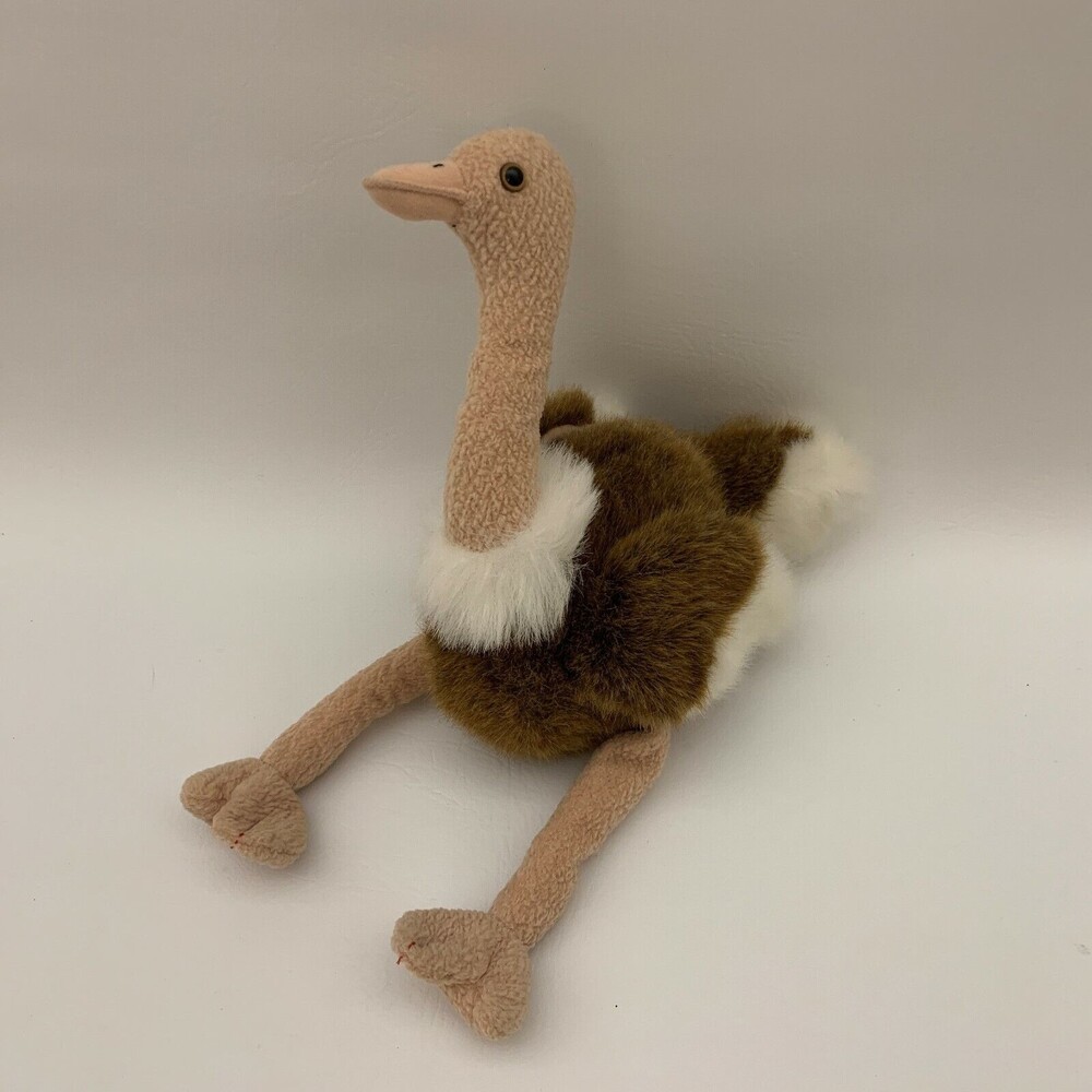 TY Ostrich The‎ Beanie Buddies Collection Plush Stuffed Animal 1998